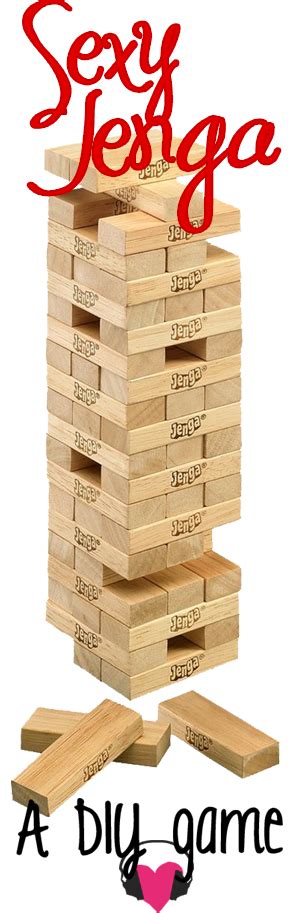 sex jenga game|DIY: Sexy Jenga .